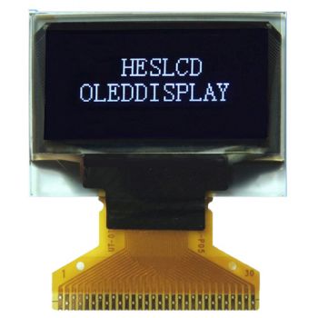 0.96 inch White OLED Display 30 pin